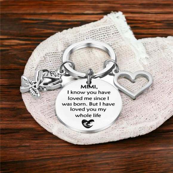 Mimi I Know You Have Loved Me Since I Was Born Keychain | Mimi Grandma Present - Picture 1 of 8